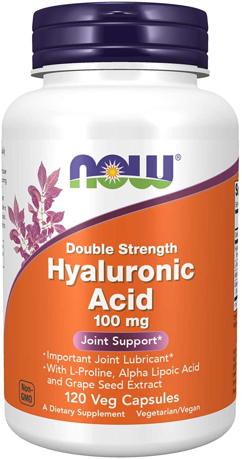 Now Foods Suplementos Acido Hialuronico 100mg 120 VegCapsulas