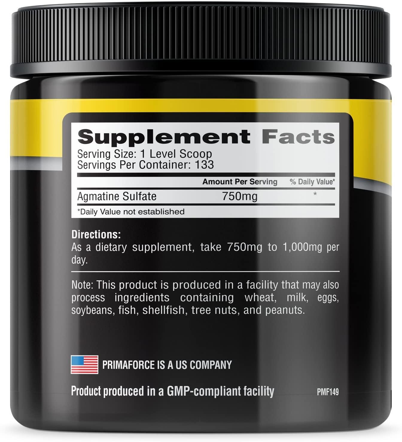 Primaforce Agmatina 133 Doses (100gr)
