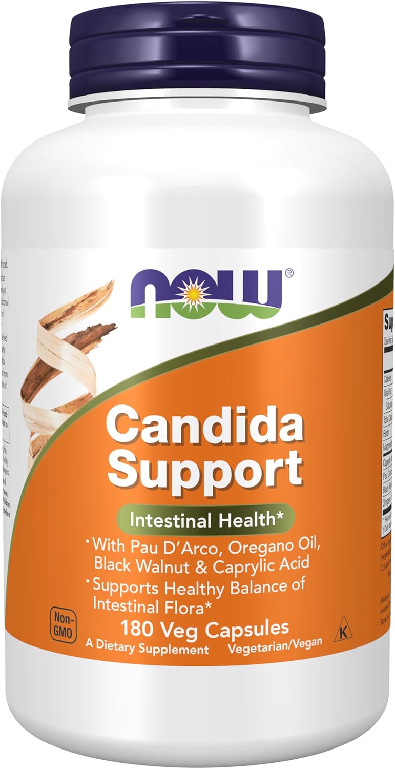 NOW Foods Candida Support 180 Cápsulas Vegetais