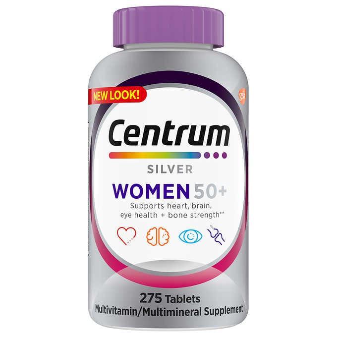 Centrum Silver - Multivitamina para Mulheres acima de 50 anos (275 Caps)