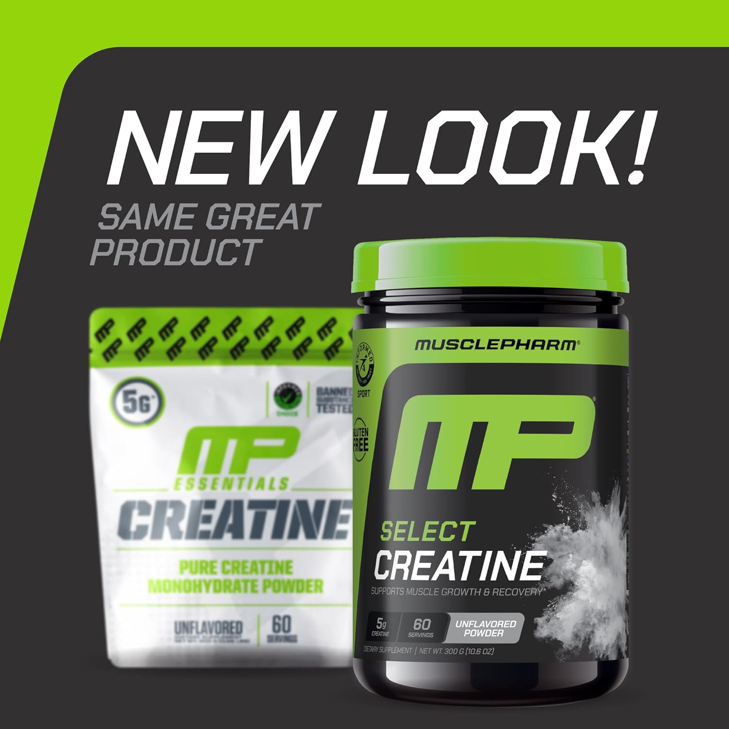 Muscle Pharm - Creatina Monohidratada em Pó - 60 Doses (300 gr)