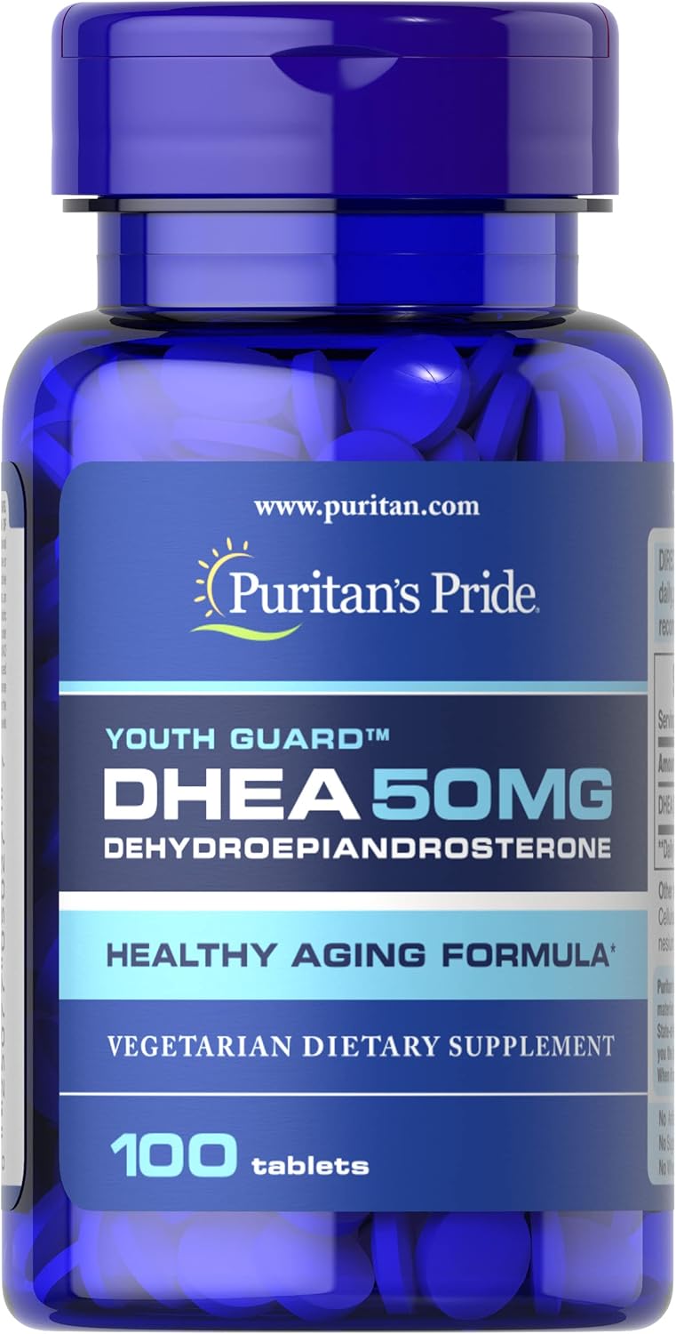 Puritan's Pride Youth Guard DHEA 50mg 100 Comprimidos