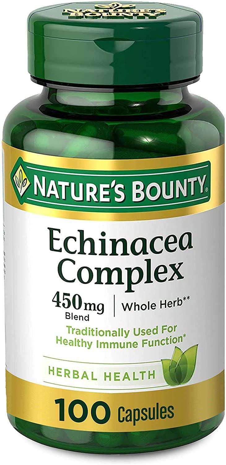 Nature's Bounty Echinacea Complex 450 mg 100 Capsulas