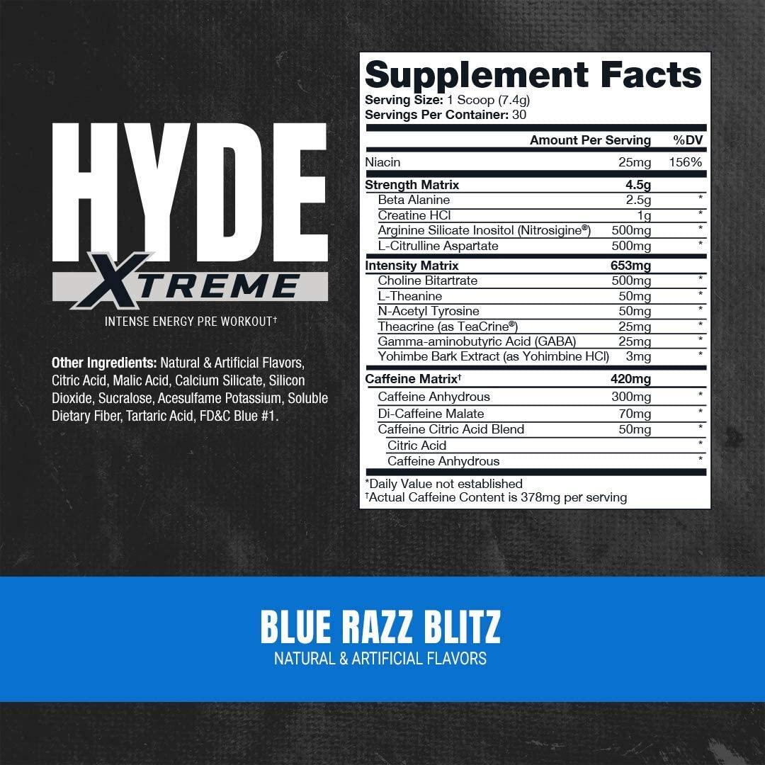 ProSupps Mr. Hyde Xtreme (Ex NitroX) Pré-treino em Pó 30 Doses