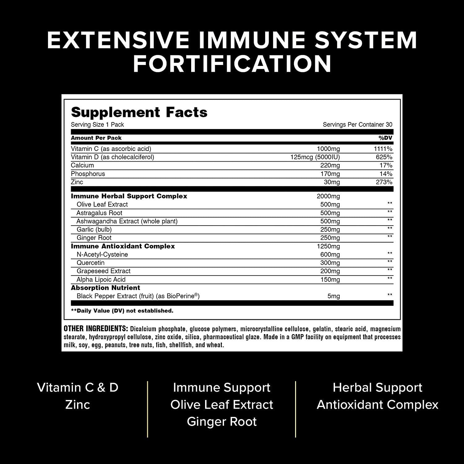 Universal Nutrition - Animal Immune Pak Defesa Diária 30 paks