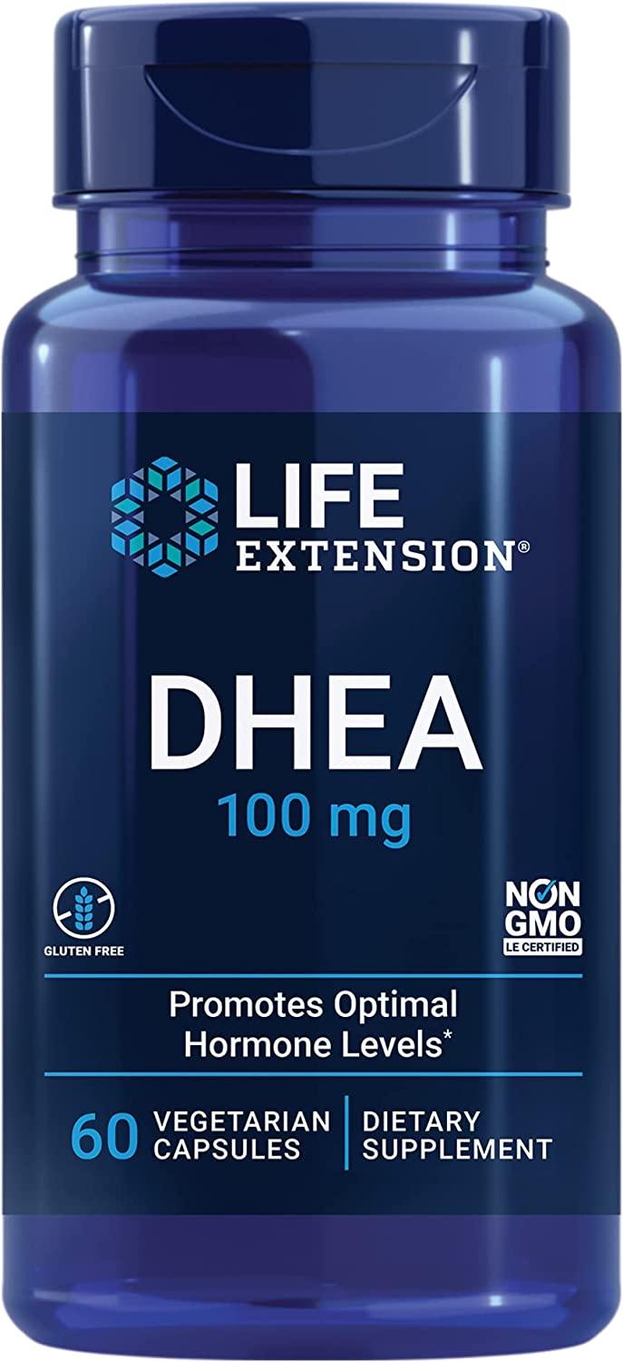 Life Extension DHEA 100mg, 60 Capsulas