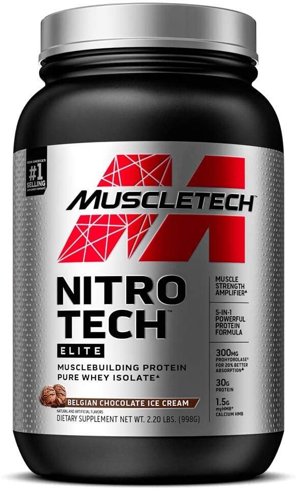 Muscletech - Nitro-Tech Elite Proteina Isolada 2.2 lbs (998 gr)