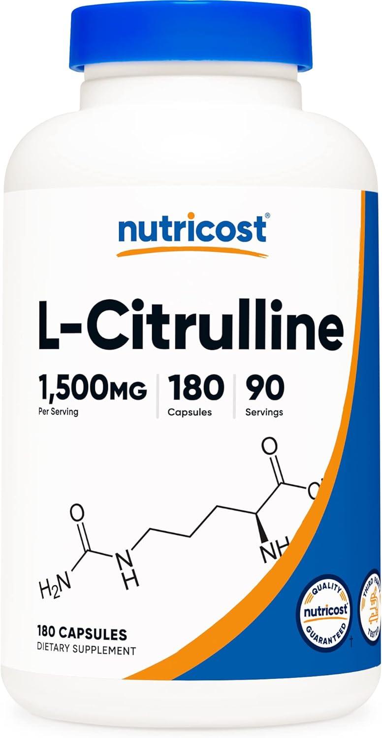 Nutricost L-Citrulina 750 mg, 180 Capsulas
