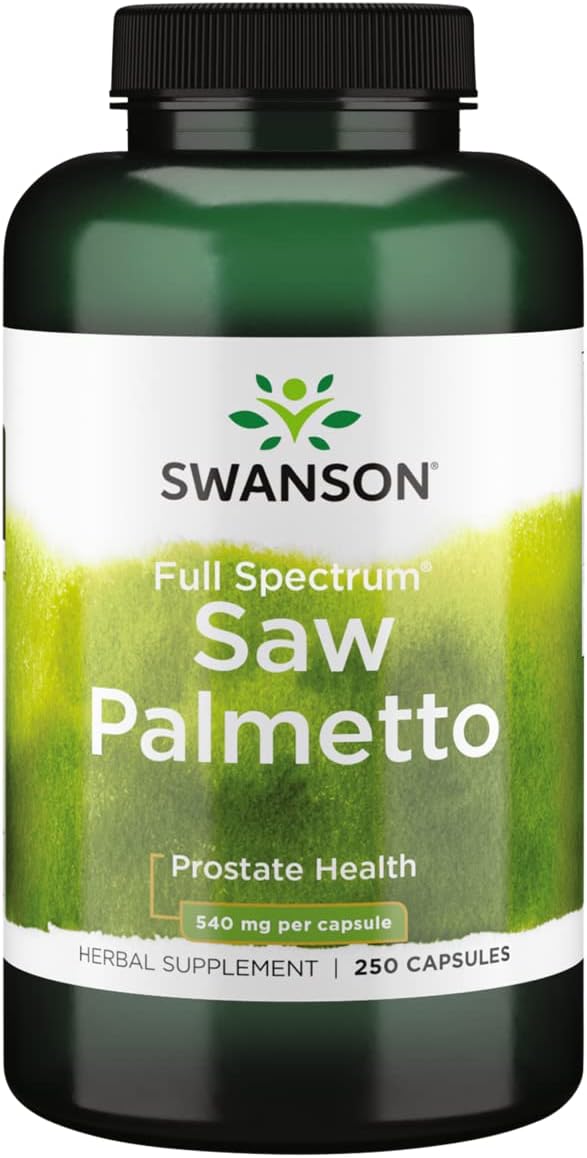 Swanson Saw Palmetto Saúde Urinária 540 mg 250 Cápsulas